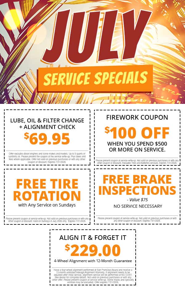 July Service Specials