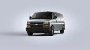 2022 Chevrolet Express Passenger Van Extended Silver Ice Metallic