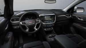 2022 GMC Acadia Jet Black Interior 