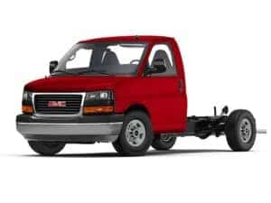 2022 GMC Savana Cutaway Cardinal Red Exterior