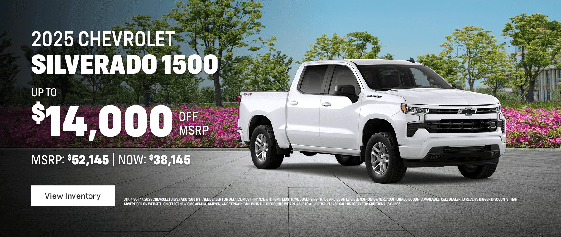 2025 Chevrolet Silverado 1500 Up to $14,000 off MSRP