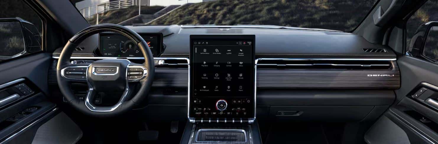 Interior 2025 GMC Sierra EV