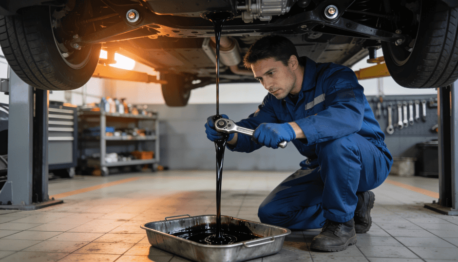 how to do Oil-change in car