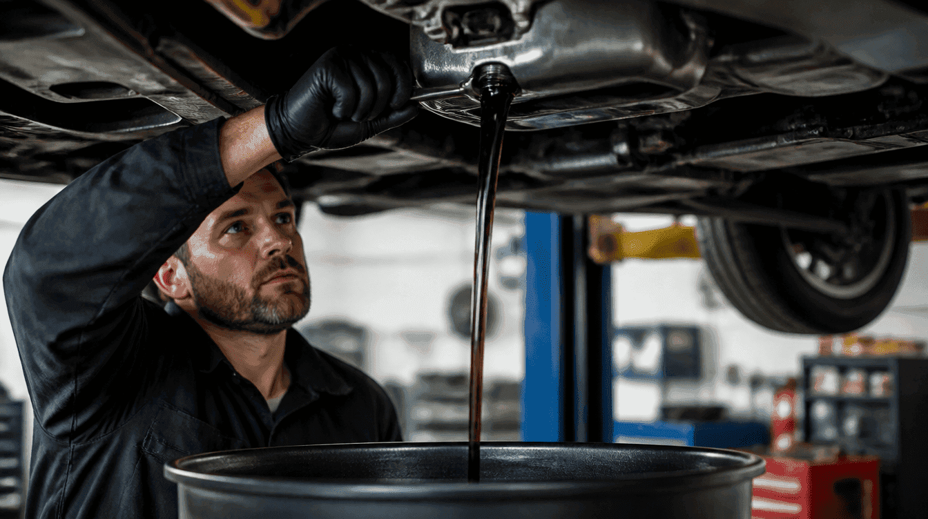 Engine Oil Removal