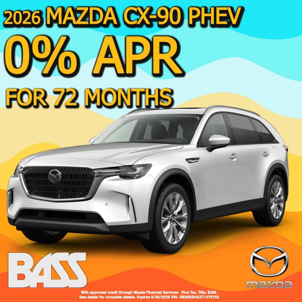 2026 Mazda CX-90 PHEV – 0% APR This June