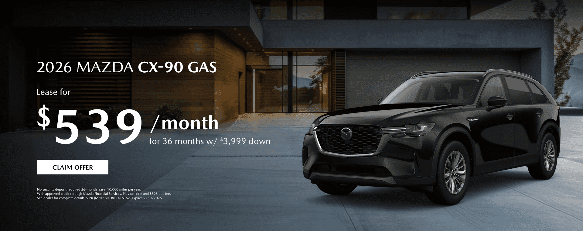 2026 MAZDA CX-90 GAS