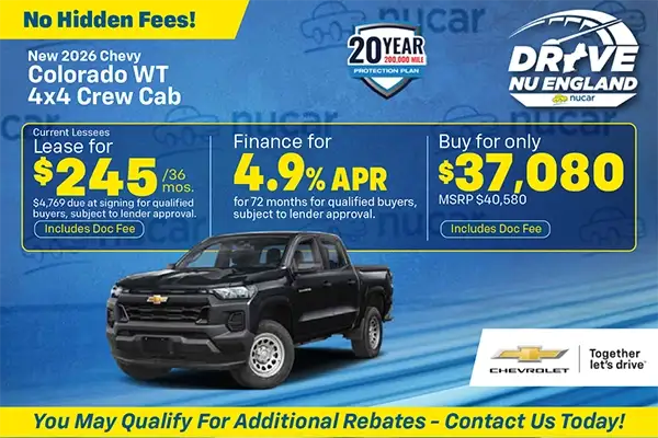 New 2026 Chevrolet Colorado