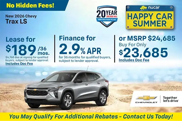New 2026 Chevrolet Trax Special