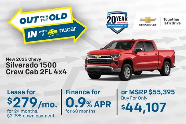 New 2025 Chevrolet Silverado 1500 2FL Crew Cab 4x4 Special