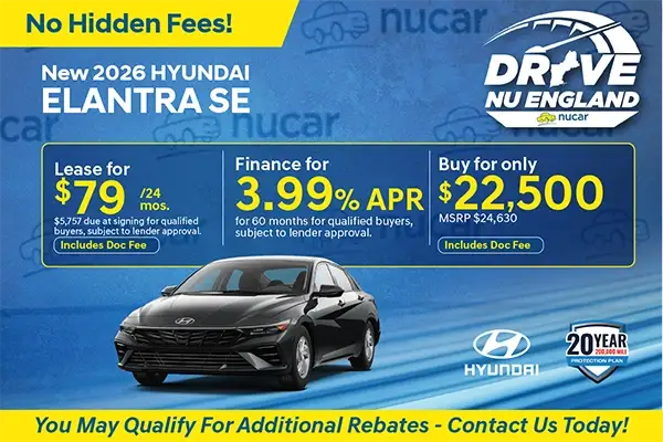 New 2026 Hyundai Elantra SE