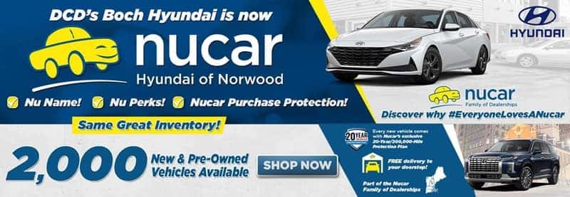 Boch Hyundai is now Nucar Hyundai of Norwood