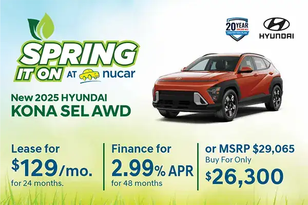 New 2025 Hyundai Kona SEL AWD