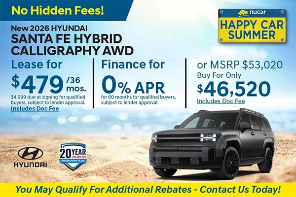 New 2026 Hyundai Santa Fe Hybrid Callligraphy AWD