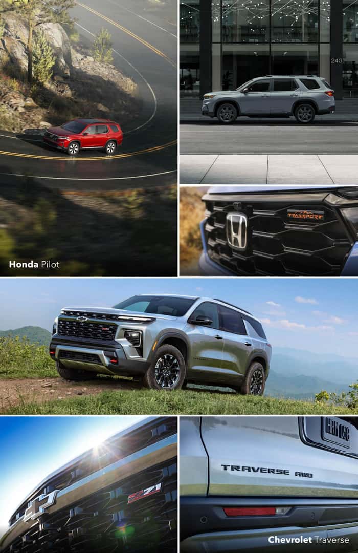 Honda Pilot vs. Chevy Traverse