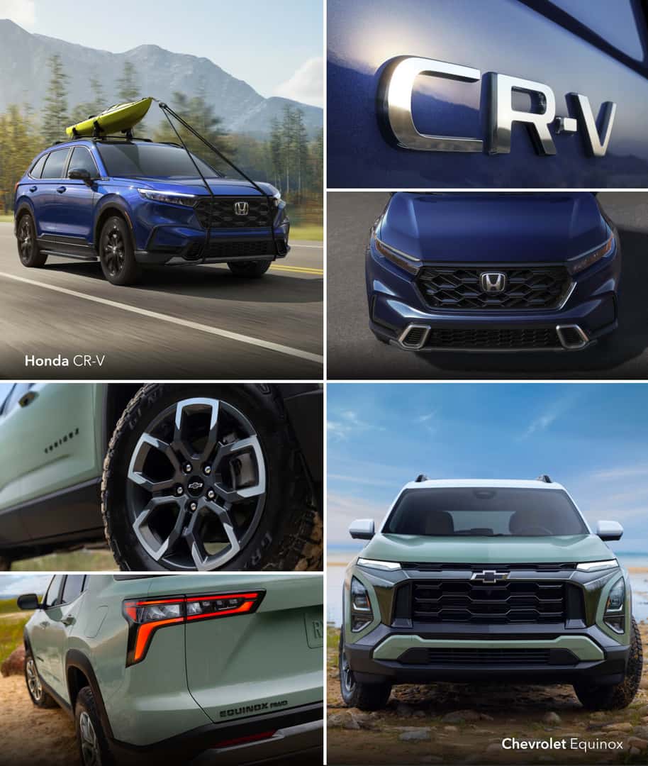 Honda CR-V vs. Chevy Equinox Features & Trims
