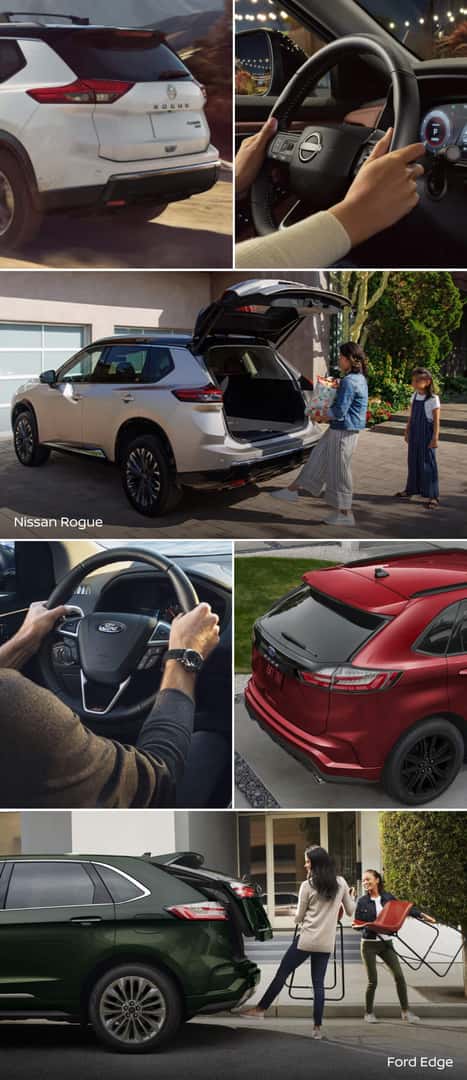 2025 Nissan Rogue vs. 2024 Ford Edge Features