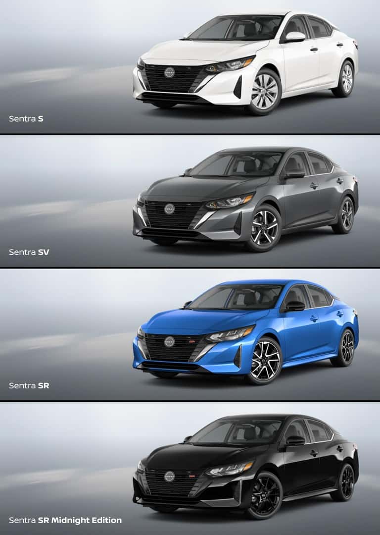 2025 Corolla vs. Sentra Trim Levels