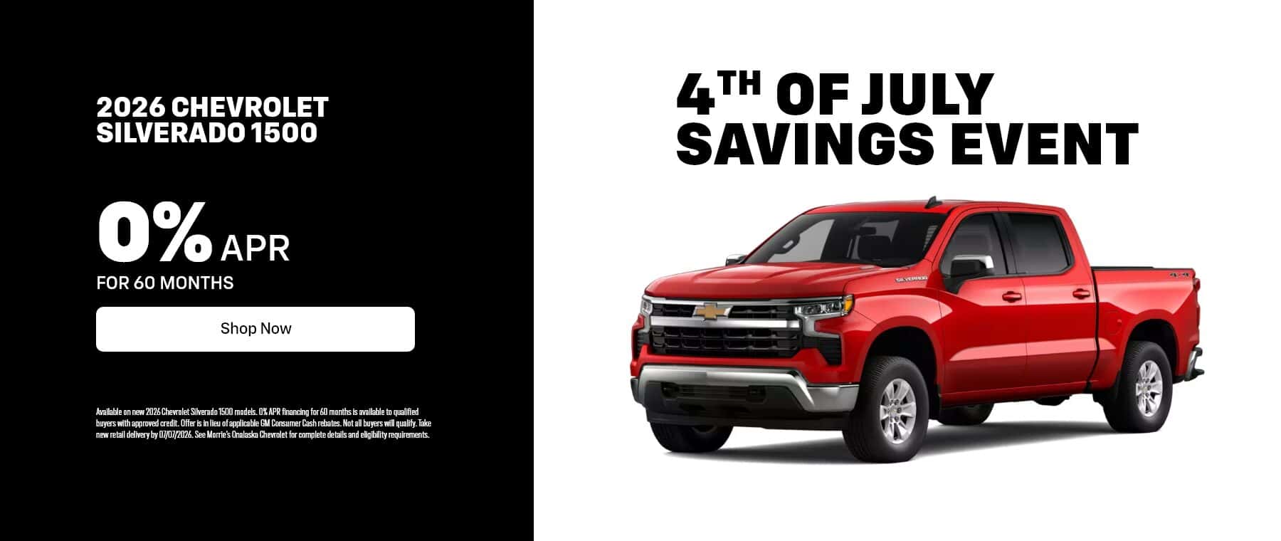 Silverado June Offer