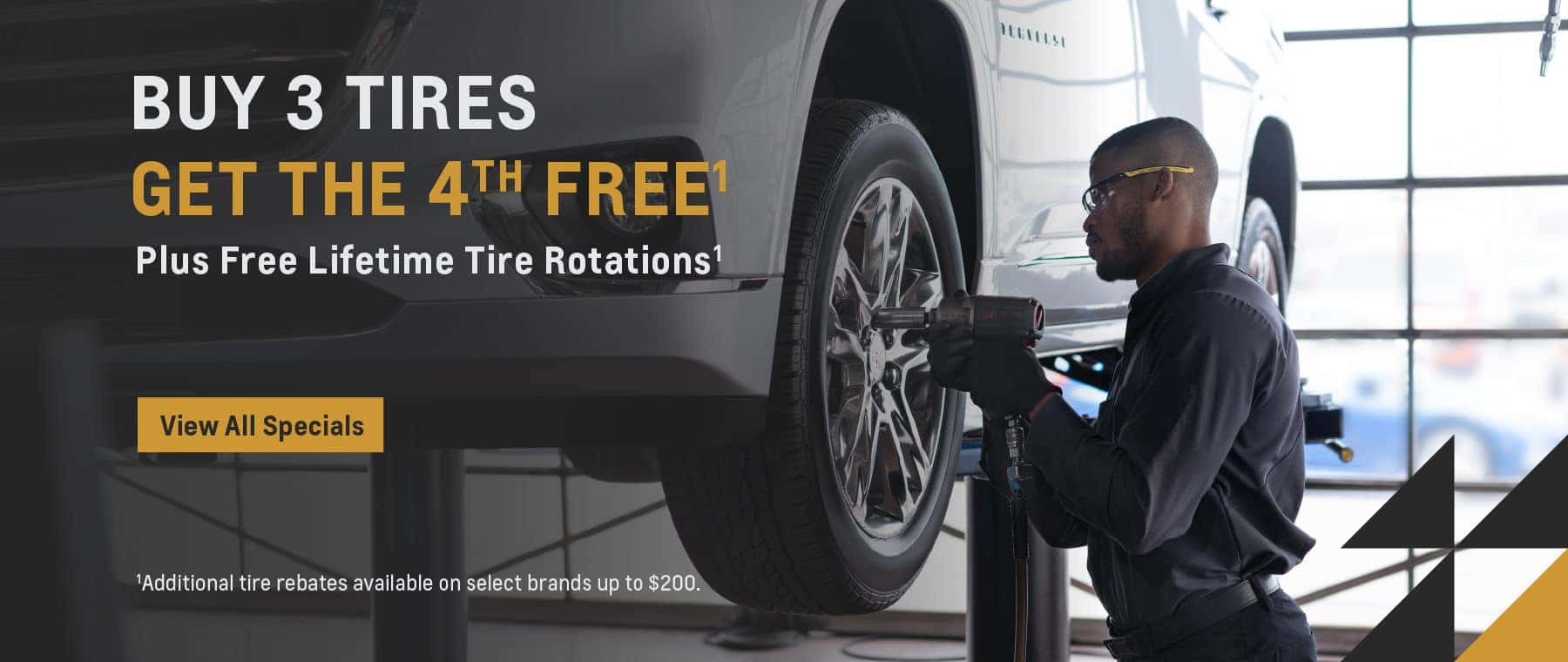 Buy 3 Tires, Get the 4th Free
