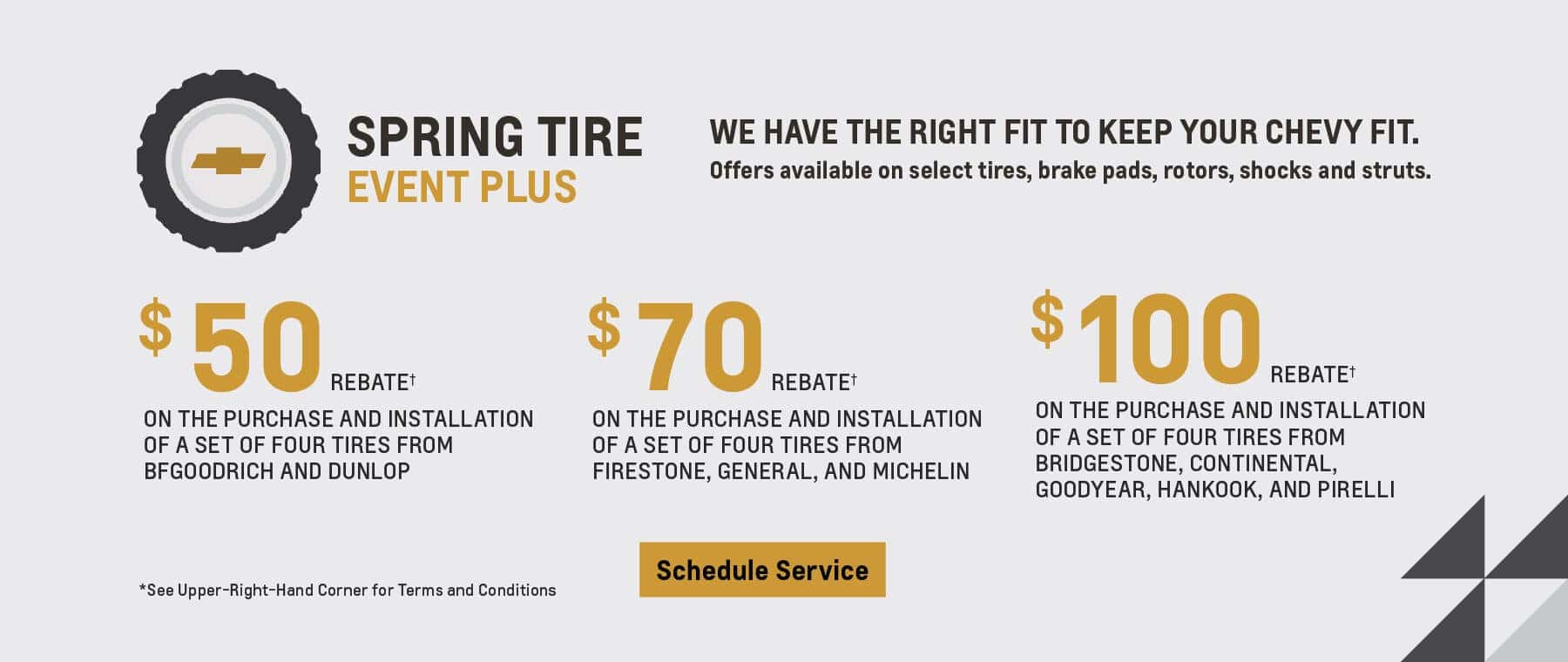 Sparta Chevrolet Spring Tire Event