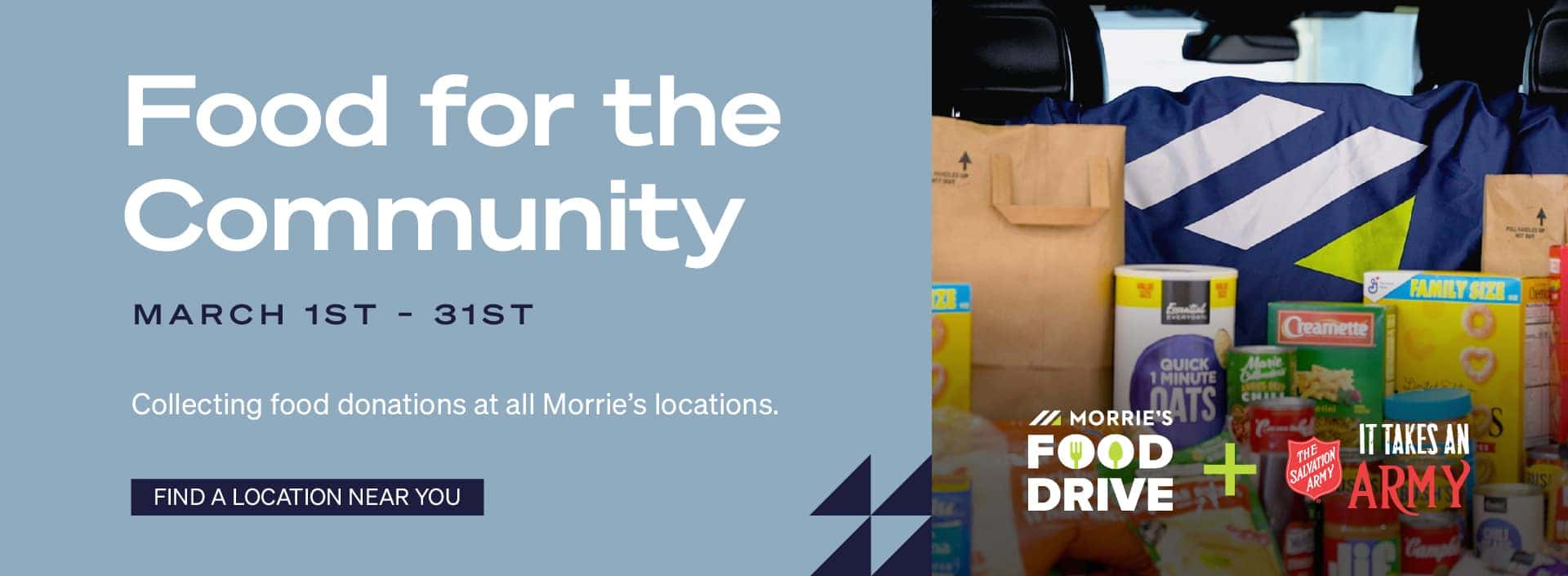 Morries Salvation Army Food Drive March 2023