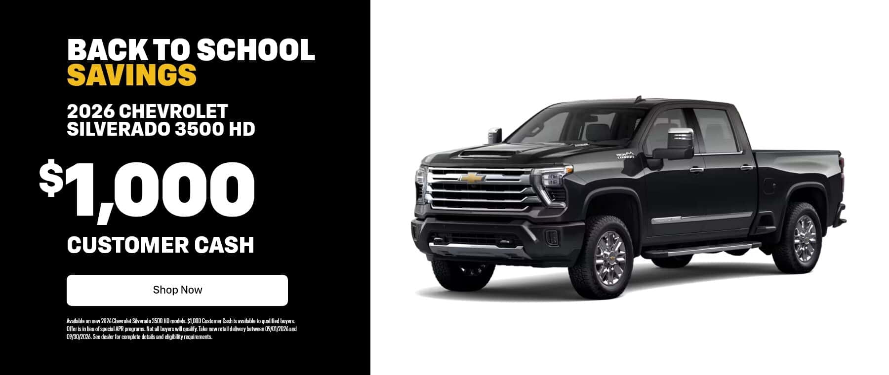Silverado 3500 | Sept Offer