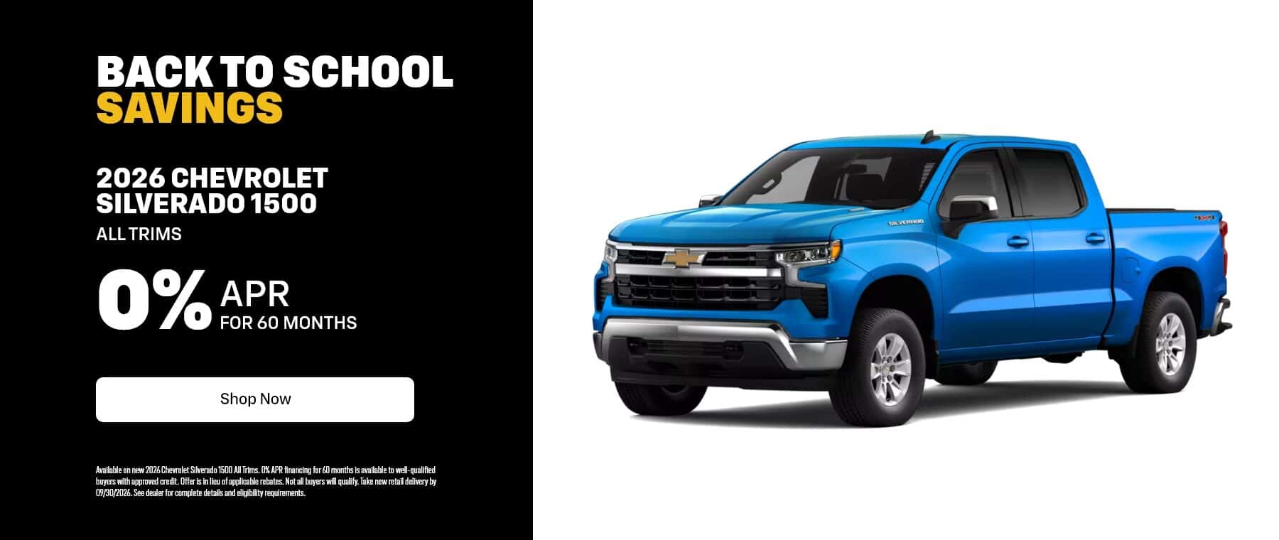Silverado 1500 | Sept Offer