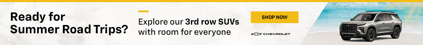 Ready for Summer Road Trips? Explore our 3rd Row SUVs with room for everyone