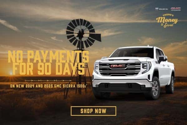 No Payments for 90 Days on New 2024 and 2025 GMC Sierra 1500s*