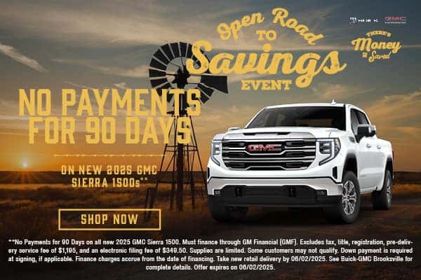 No Payments for 90 Days on New 2025 GMC Sierra 1500s**