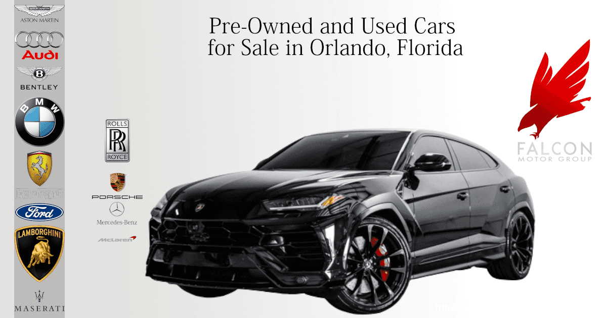 PreOwned and Used Cars for Sale in Orlando, Florida Falcon Motor Group