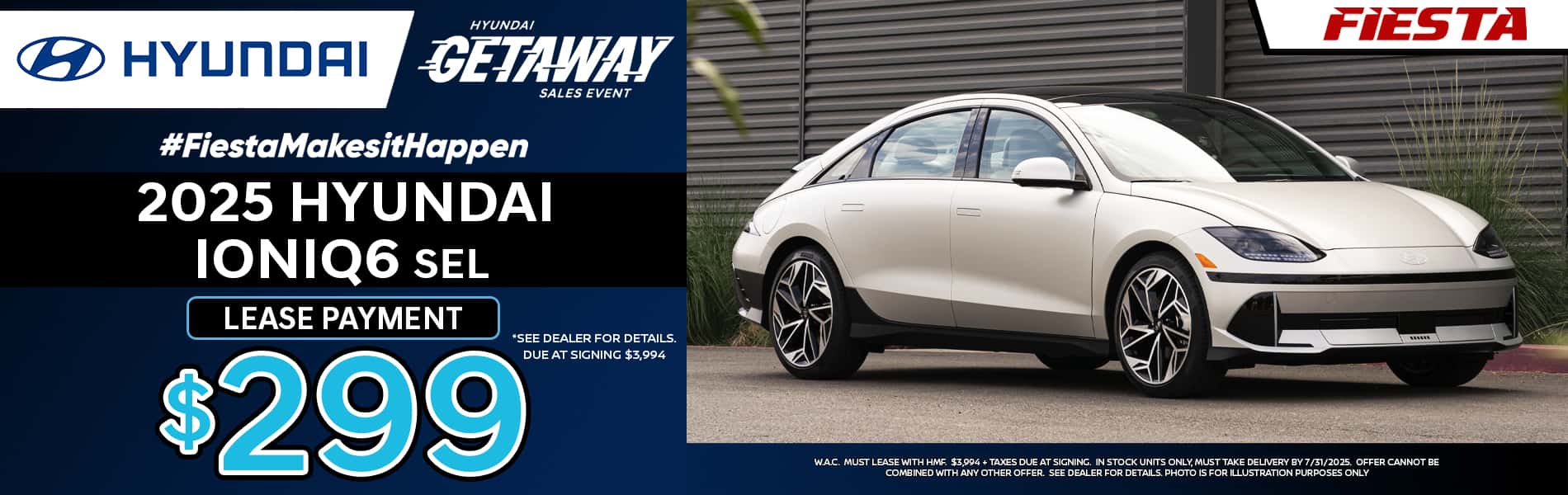 Fiesta Hyundai July 2025 IONIQ 6 Special