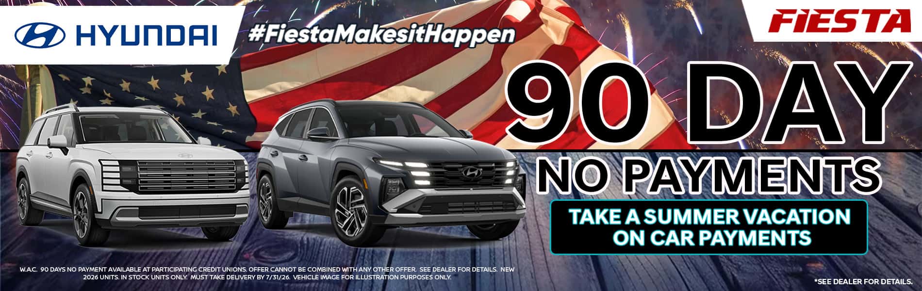 Fiesta Hyundai July 2026 90 Day Special