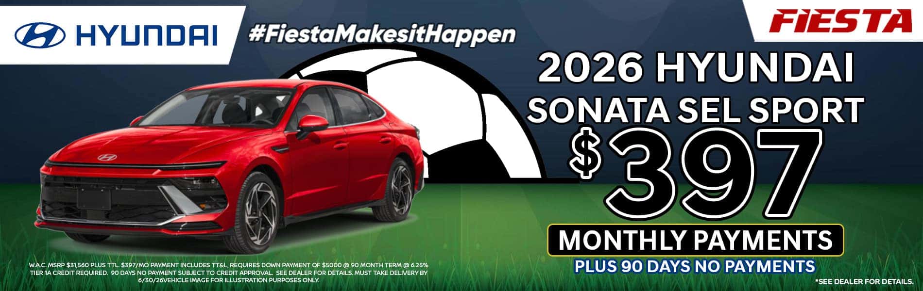 Fiesta Hyundai June 2026 Sonata Special