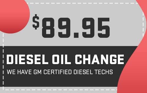 $89.95 Diesel Oil Change