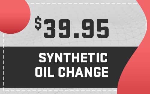 $39.95 Synthetic Oil Change