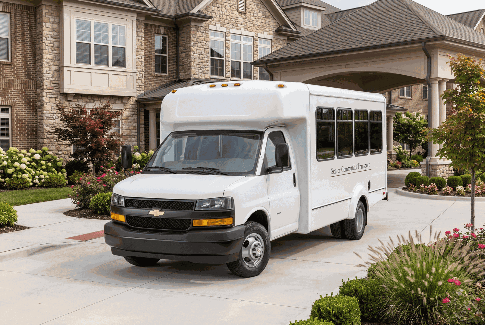 Chevrolet shuttle bus van