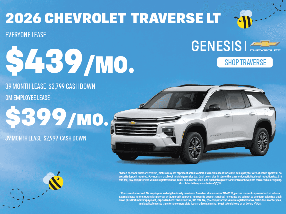 2026 Chevy Traverse LT