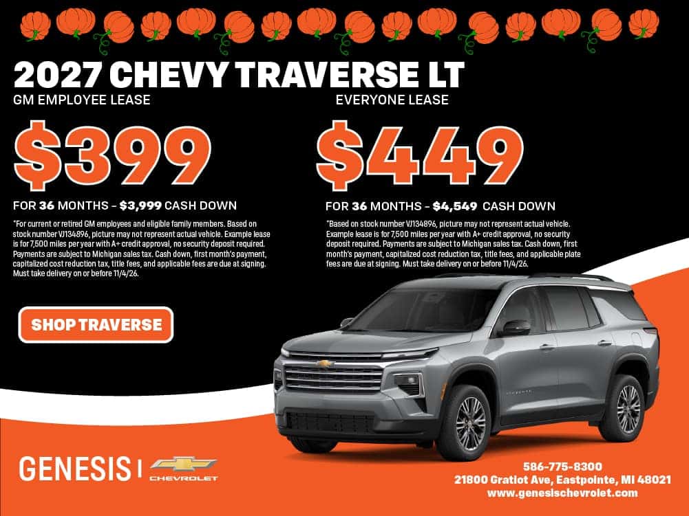 2027 Chevrolet Traverse LT