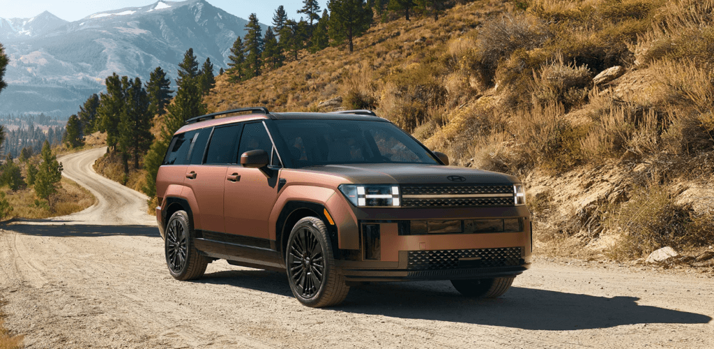 Santa Fe Hybrid on the road