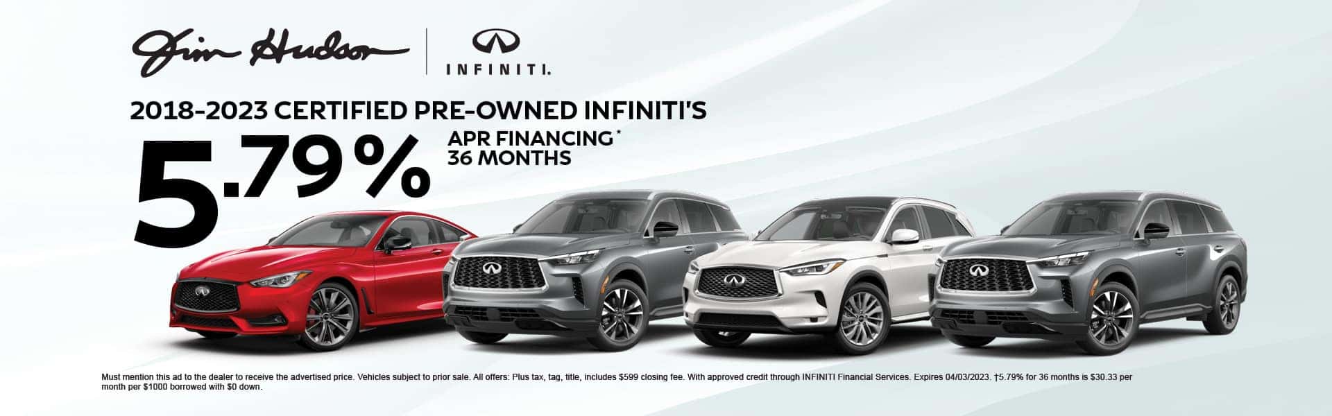 2018-2023 CPO Infinitis SRP