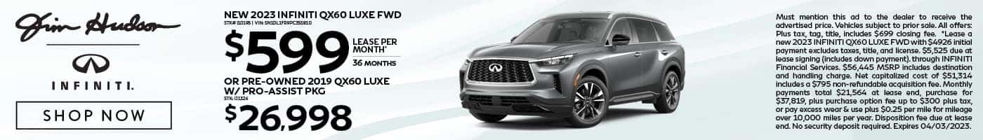 New 2023 INFINITI QX60