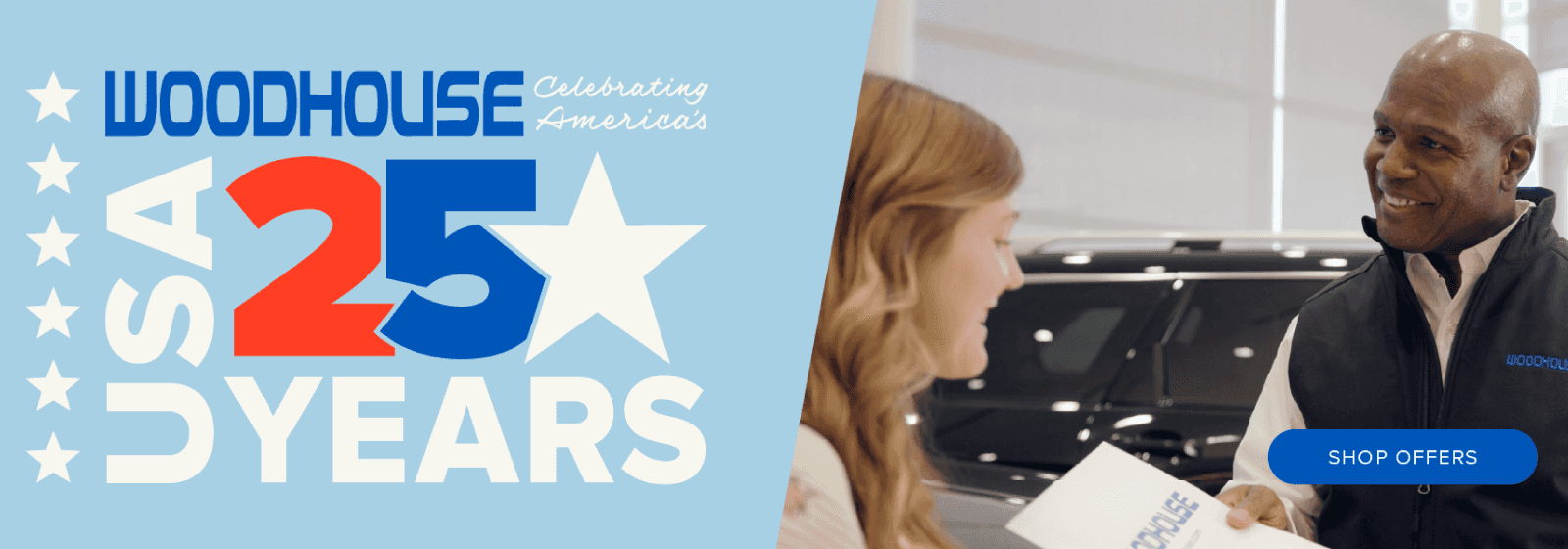 Woodhouse is Celebrating America's 250 Years - Stars, Stripes, and Savings
