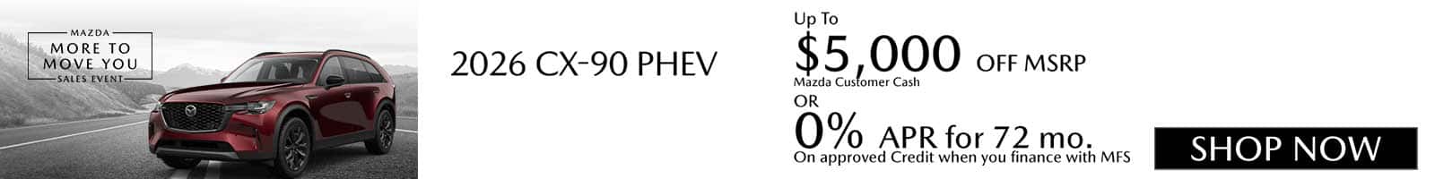 CX-90 PHEV Aug 2026 SRP