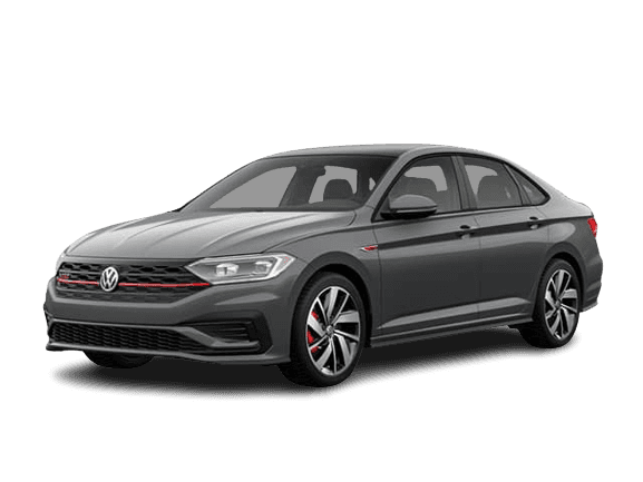 2021-Jetta-GLI in black driver front side view
