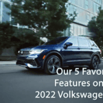 5 favorite features on the 2022 Volkswagen Tiguan in blue