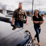 family purchasing a new Volkswagen
