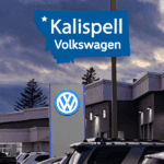 VW sign below Kalispell Volkswagen logo