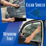 Kalispell Volkswagen Technician installing Clear Shield and window tint