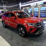Red VW 2024 Taos
